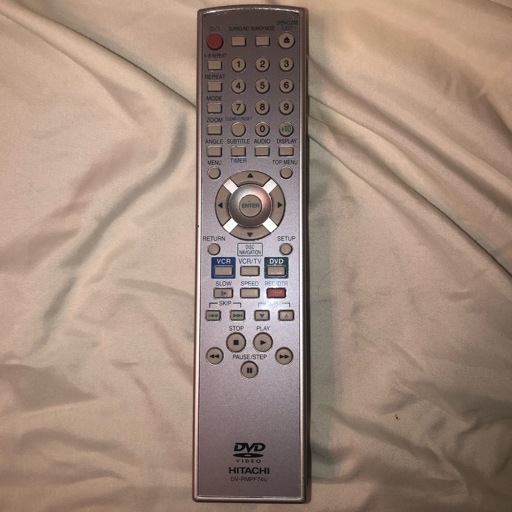 HITACHI DV-RMPF74U DVD/VCR COMBO Remote Controller - DV-PF74U Changer